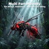 Mechanical Mosquito Building Set Lighted Insects Bug Animals Toy for