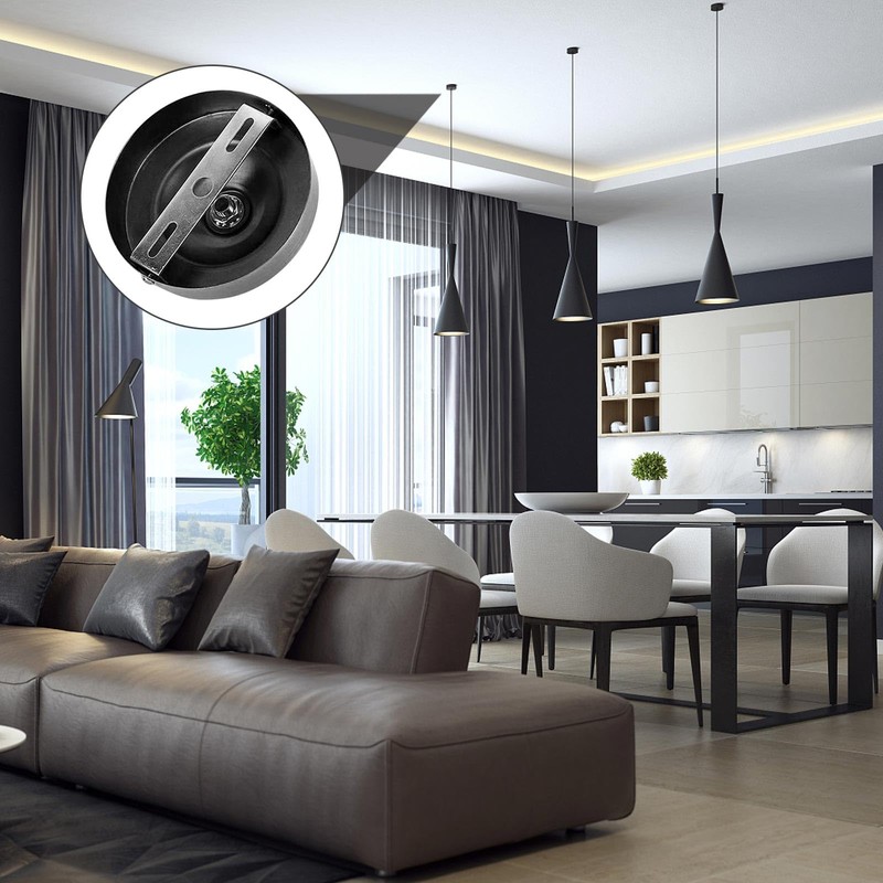 Anseom Pack of 4 Ceiling Light Brackets for Ceiling Light
