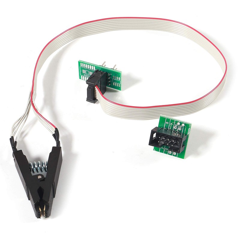 Dealikee SOIC8 SOP8 Test Clip EEPROM Flash BIOS USB +