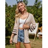 GRACE KARIN Cardigan Women's 3/4 Sleeve Summer Cardigan Elegant Thin