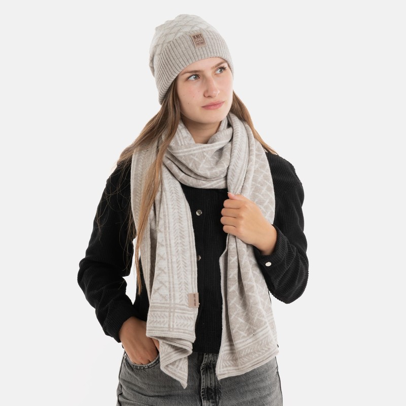 KNIT FACTORY - Dusk Scarf - Knitted Scarf for Men