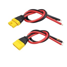 Amass AS150U Pigtails 8AWG AS150U Connector with Wire 350mm Silicon Wire AS150U Plug Male and Female Connector for RC Lipo Battery FPV Racing Drone (1 Pair)