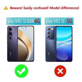 Longstong Handyhülle Kompatibel mit vivo V40 SE 80W (4G) (6.67"), Stoßfest Personalisiert Schlank Minimalistisches Design - Chinarot