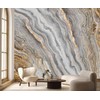 PYFFYP- Gold Marble Wallpaper Abstract Wall murals for Living Room（Not
