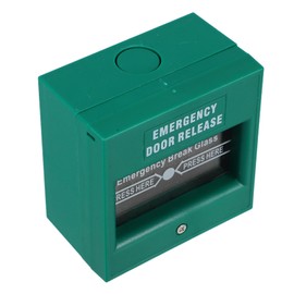 ORFOFE Emergency Alarm Button for Fire Exit Resettable Manual Call Point Easy Seamless System Integration Break Glass Security for Emergency Systems