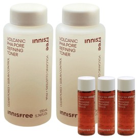 Innisfree Volcanic Cluster Pore Smoothing Toner 2pcs+ / 이니스프리 화산송이 파하 모공 매끈결 토너 2개+