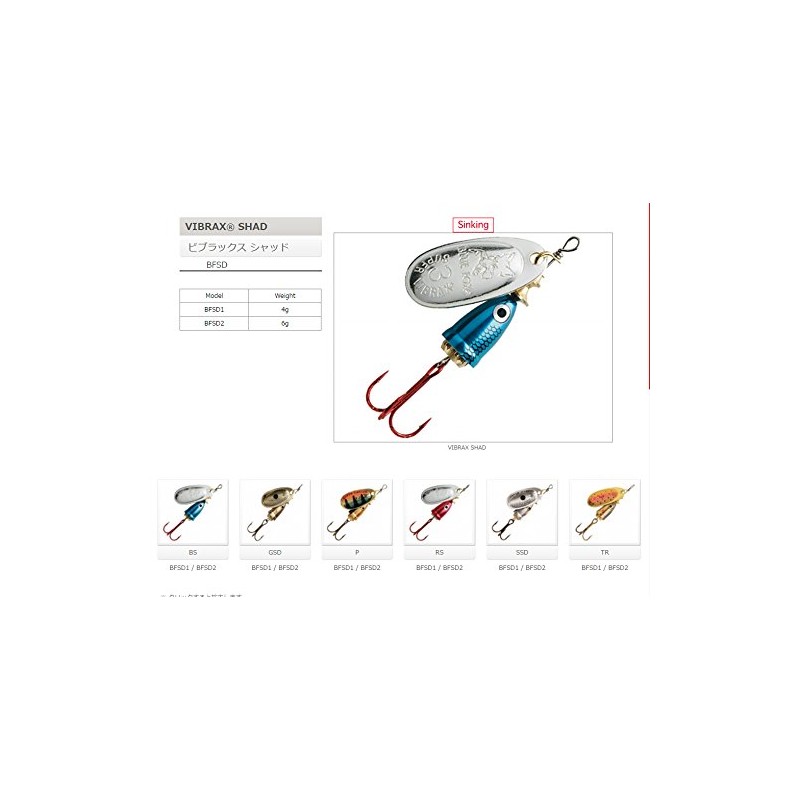 Rapala Classic Vibrax 02 Wildeye Tackle, Silver Shiner, 3/16