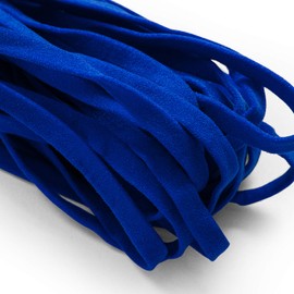 Trims by The Yard 1/4" Ultra Soft Knit Elastic Band, Premium Material, Durable Knitted Elastic Cord for Sewing, Easy to Use, Versatile Sewing Supplies, 10-Yard Cut, Royal Blue