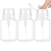 Layhit 3 Pack 6.8 oz Push Down Pump Dispenser Nail