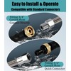 Hydro Jet Hose Nozzle, High Pressure Water Nozzle for 3/4"