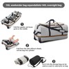Rolling Duffle Bag with Wheels,110L/140L Expandable Soft-Sided Foldable Duffle Bag
