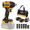 Devonic Cordless Impact Wrench,330ft-Lbs(450N.m) 21V Brushless Power Impact Wrenches,2800RPM High