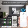 WiFi Smart Energy Monitor Switch Meter, Compatible with Alexa Google