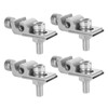 DEWIN Earth Clamp, Solar Panel Mounting Brackets, 4 Sets Solar
