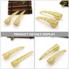KOMBIUDA 2pcs Nail Set Halloween Cosplay Accessories Nail Ring Tip