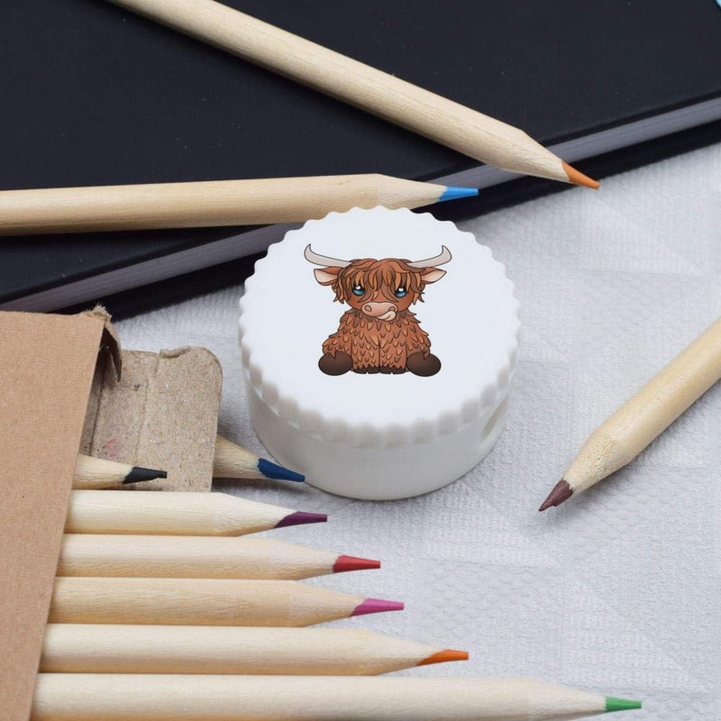 'Highland Cow' Compact Pencil Sharpener (PS00033178)
