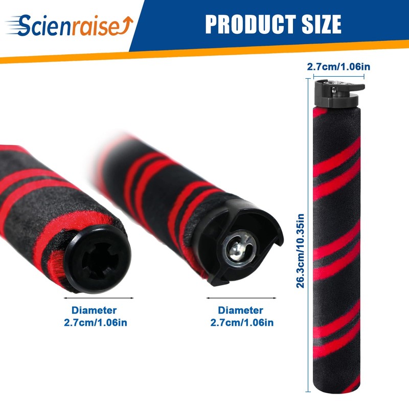Scienraise Soft Roller Brush Replacement for Shark Stratos DuoClean AZ3000