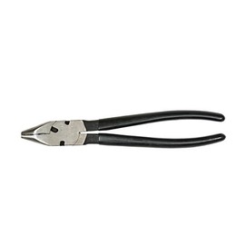Seymour 41021 2T-120 10" Round Nose Head Fence Plier with Forged Steel Handle and Vinyl Grip
