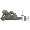 Design Toscano Resting Serene Baby Monk Asian Boy Garden Statue,