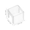 VICASKY 3pcs Billiard Chalk Holder Acrylic Storage Box for Pool