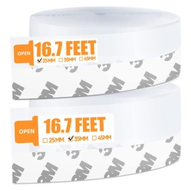 33.5 Feet Silicone Seal Strip, Weather Stripping Shower Door Bottom Seal, Weatherproof Soundproof Self Adhesive Window Insulation Tape for Door Seal and Shower Glass Gaps, Width 1'' and 1.4''