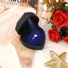 Hileyu Ring Box With Led Light Jewellery Gift Box Engagement