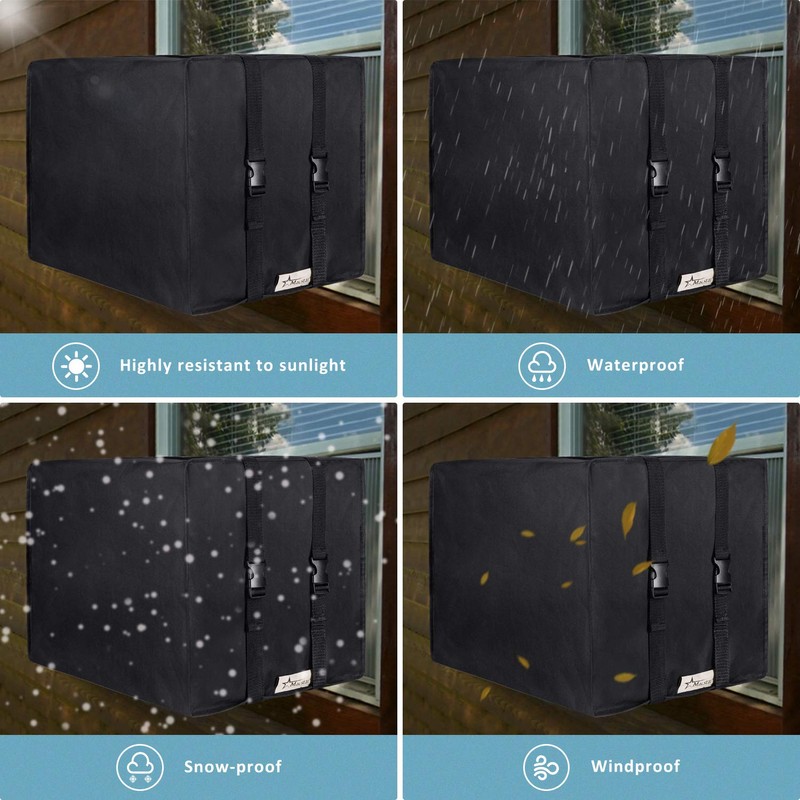 UNUN Window Air Conditioner Covers for Outside , Outdoor AC