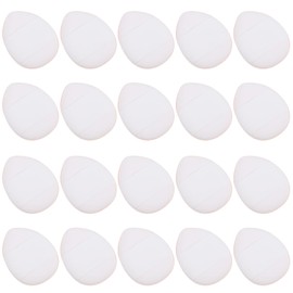 Kichvoe 20pcs Finger Puff Puff Pad Powder Puffs for Face Powder Cosmetic Powder Puffs Cotton Powder Puffs Makeup Powder Pad Loose Powder Puff Docile Hydrophilic Non-latex White