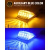 Partsam Cab Light, 5Pc 17LED Dual Color Square Cab Marker
