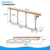 CIFUPUQU Bed Rails for Elderly Adults,Rail Assist for Seniors Safety,Folding