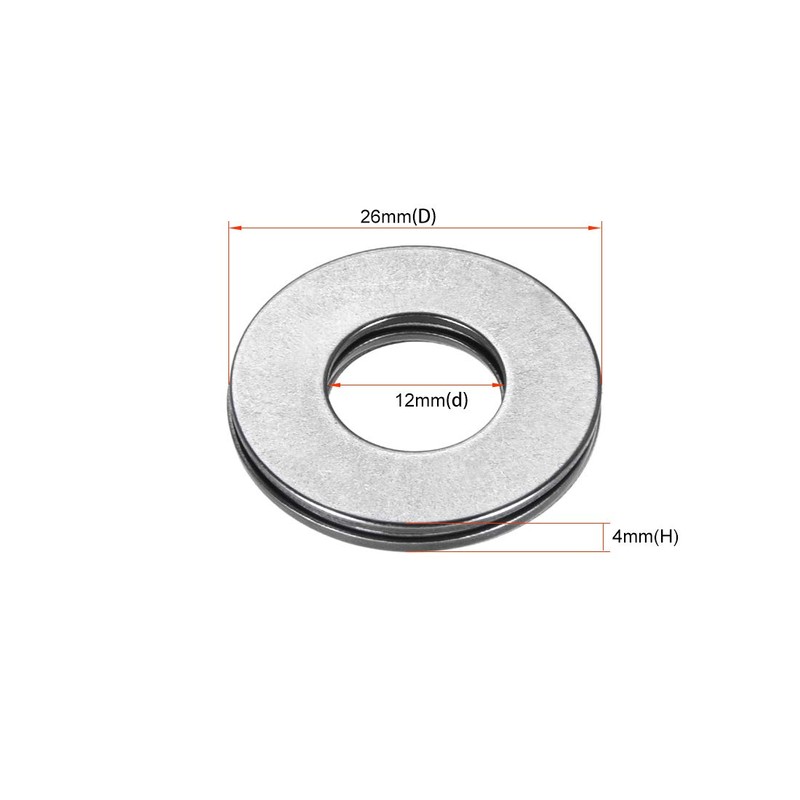 sourcing map 2 x AXK1226+2AS Needle Bearing with 2 Washers