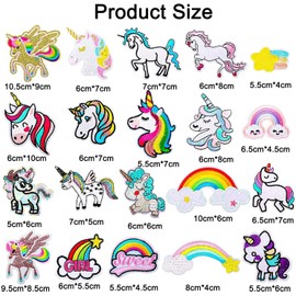 Pack of 20 iron-on patches, iron-on patches, children, iron-on patches, iron-on patches, iron-on patches, appliqué for girls, children, knees, DIY T-shirt, jeans, clothing bags