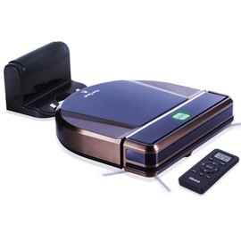 Pureclean Automatic Robot Vacuum Cleaner - Programmable Self Activation and Charge Dock - Robotic Auto Home Cleaning for Clean Carpet Hardwood Floor - Hepa Pet Hair & Allergies Friendly - PUCRC750