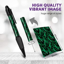 Beautiful and comfortable Set of 2 Matching Pens - T-Rex Dinosaur Jurassic Print #13198