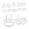 Operitacx 3 Sets Transparent Babyproof Outlet Covers Safety Plug Protectors