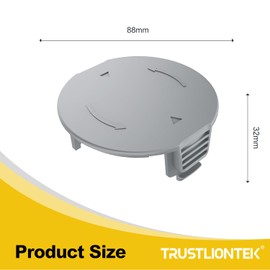 TRUSTLIONTEK Trimmer Cover Compatible with Bosch UnicersalGrassCut 18/18-26/18-260 Grass Trimmer, Can Replace Prototype Trimmer Cover 1600A01R5J (Pack of 2)