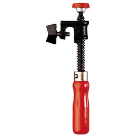 Bessey KT5-1CP Edge clamp with wooden handle, Black/Red/Silver