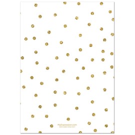 24 Cnt Love Song Match Bridal Game Cards (Faux Gold Glitter on White)
