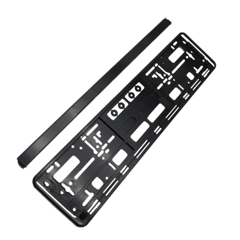 LINGSEE Universal Euro License Plate Tag Holder Mount Adapter Bumper