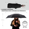 Knirps T Duomatic "Black Edition" Pocket Umbrella - Foldable -