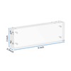 Niubee 2x6 Photo Booth Frame, Clear Acrylic Desktop Double Sided