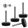 SKIR'CO 4 pcs, Furniture Leveling Feet M5 x 30 mm,