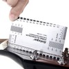 Guitar Measure Tools Set Includes 9 Understring Radius Gauge Set