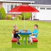Costzon Kids Picnic Table, Indoor & Outdoor Plastic Table and