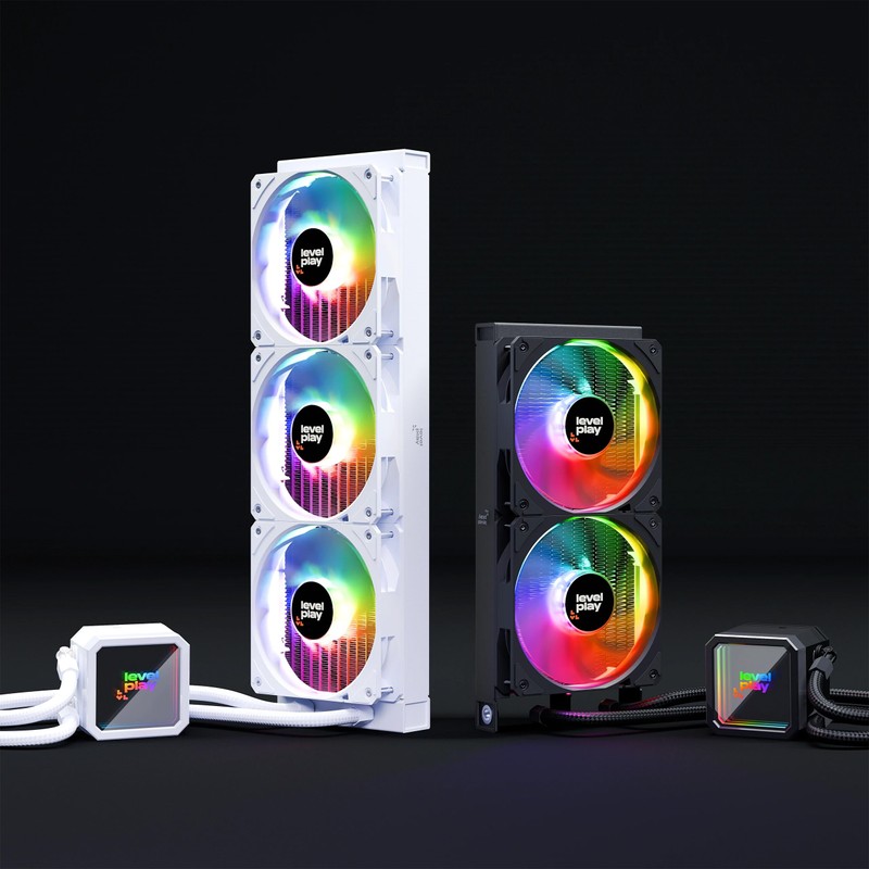 Levelplay CL240 ARGB 240mm AIO PC CPU Liquid Water Cooler