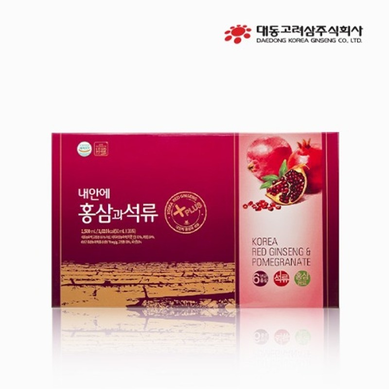 Daedong Koryo Ginseng Inside Red Ginseng and Pomegranate 50mlx30 Packets