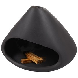 Ceramic Palo Santo Holder Burner, Triangular Incense Burner for Cones and Sticks, Ceramic Smudge Bowl, Elegant Sage Tray, Small Ash Catcher Ideal for Home Decor and Meditation