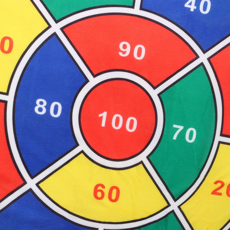 Sticky Ball Board Foldable Dart Board with LED 8 Mode
