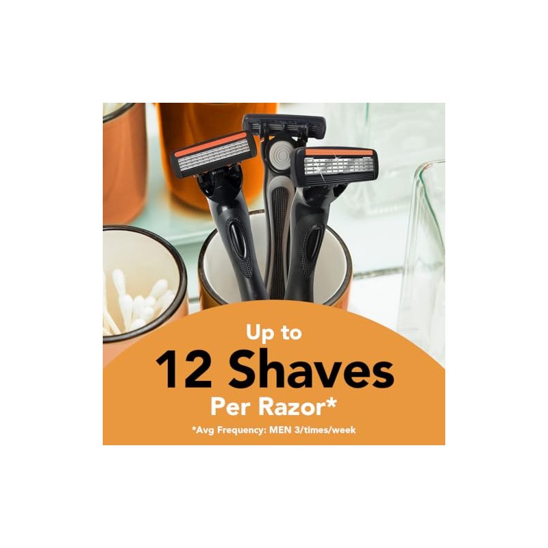 BIC Hybrid 4 Flex Men's Disposable Razor, 1 Handle, 4