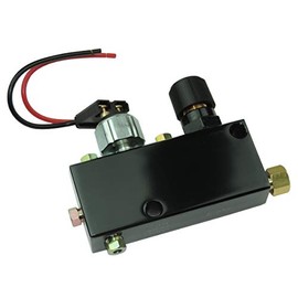 Inline Tube (E-6-6) Adjustable Proportioning Valve Distribution Block Disc Drum Brake Street Rod Blk